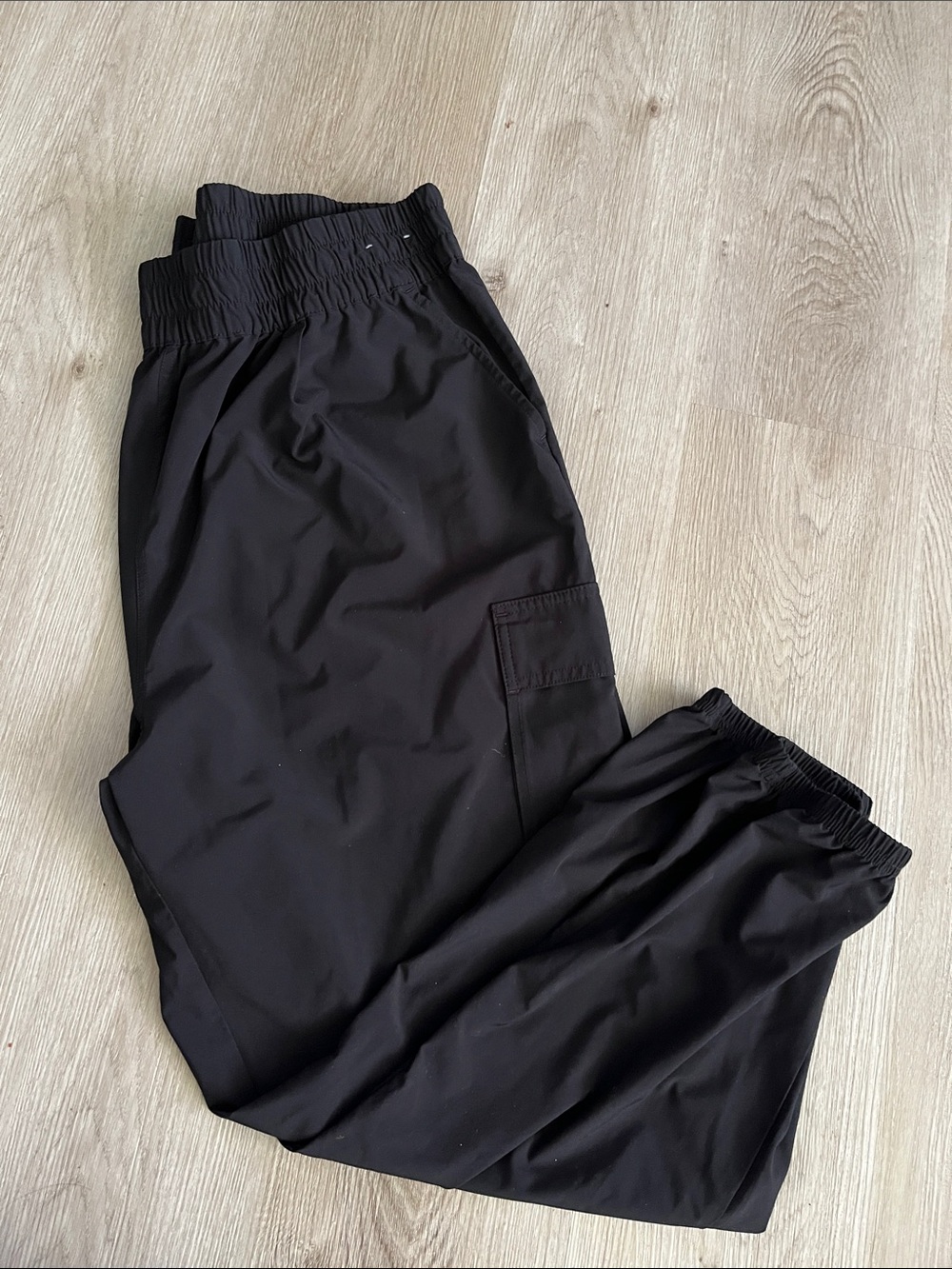 Serra Black Women's Elastic-Waist Track Joggers